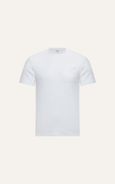  AG63 PREMIUM REGULAR FIT BASIC POCKET T-SHIRT - WHITE