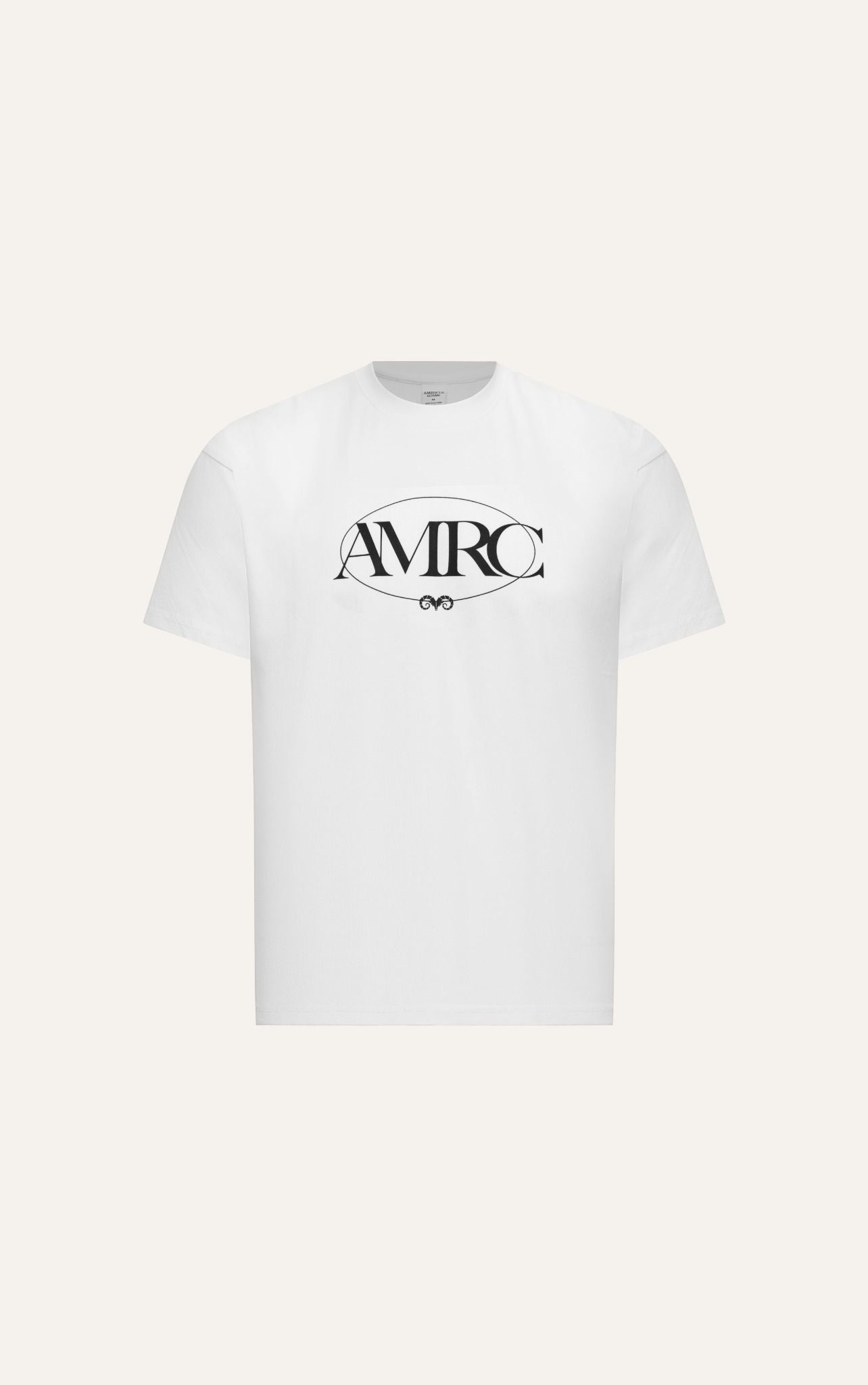  AG145 FACTORY OVERSIZE PRINTER ARTWORK AMRC T-SHIRT - WHITE 