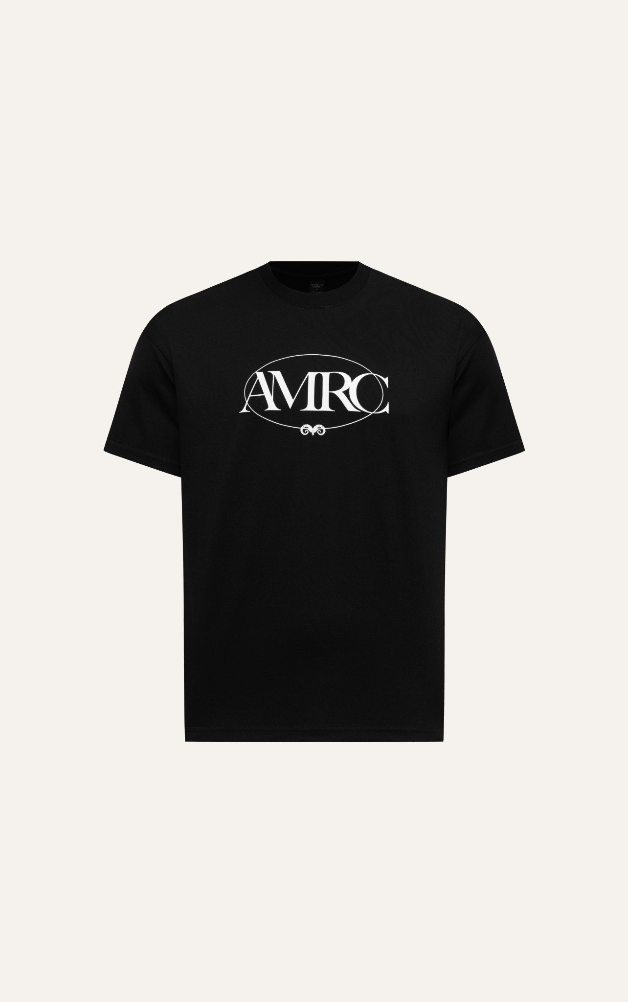 AG145 FACTORY REGULAR FIT PRINTER ARTWORK AMRC T-SHIRT - BLACK