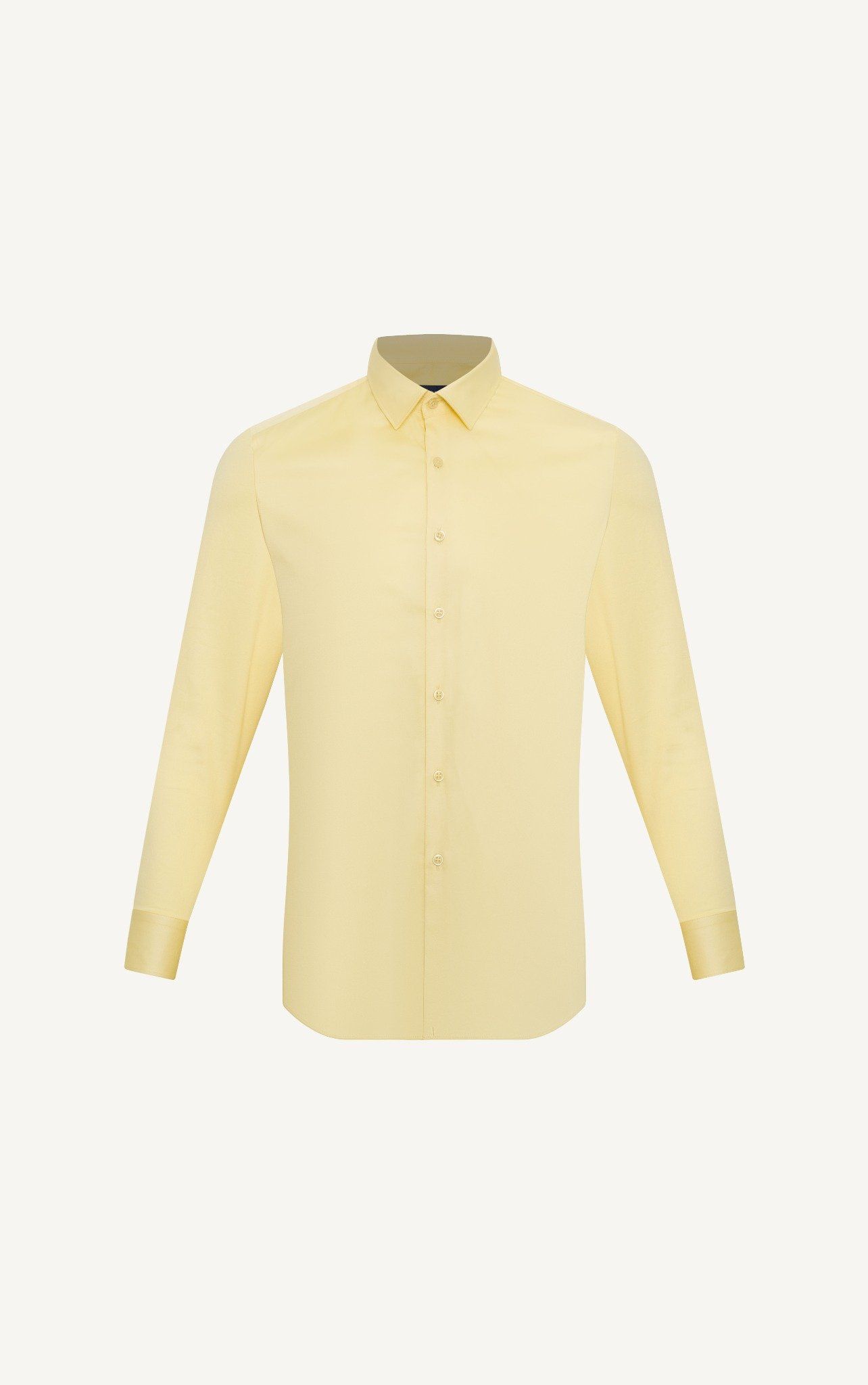  AG618 STUDIO SLIMFIT SHIRT - YELLOW 