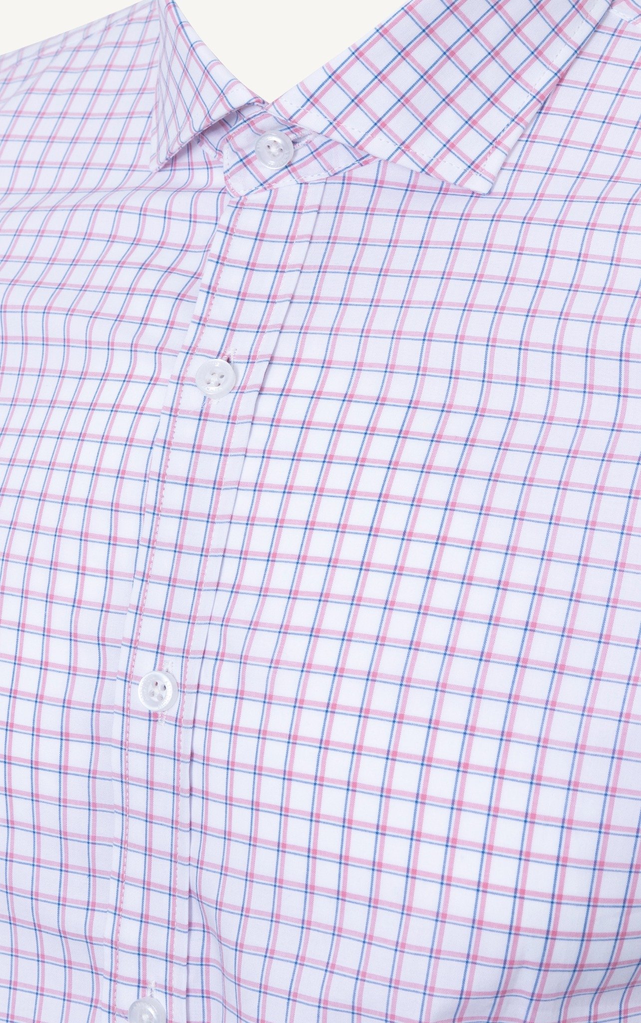 AG865 PREMIUM SLIMFIT MICRO CHECKED SHIRT - PINK