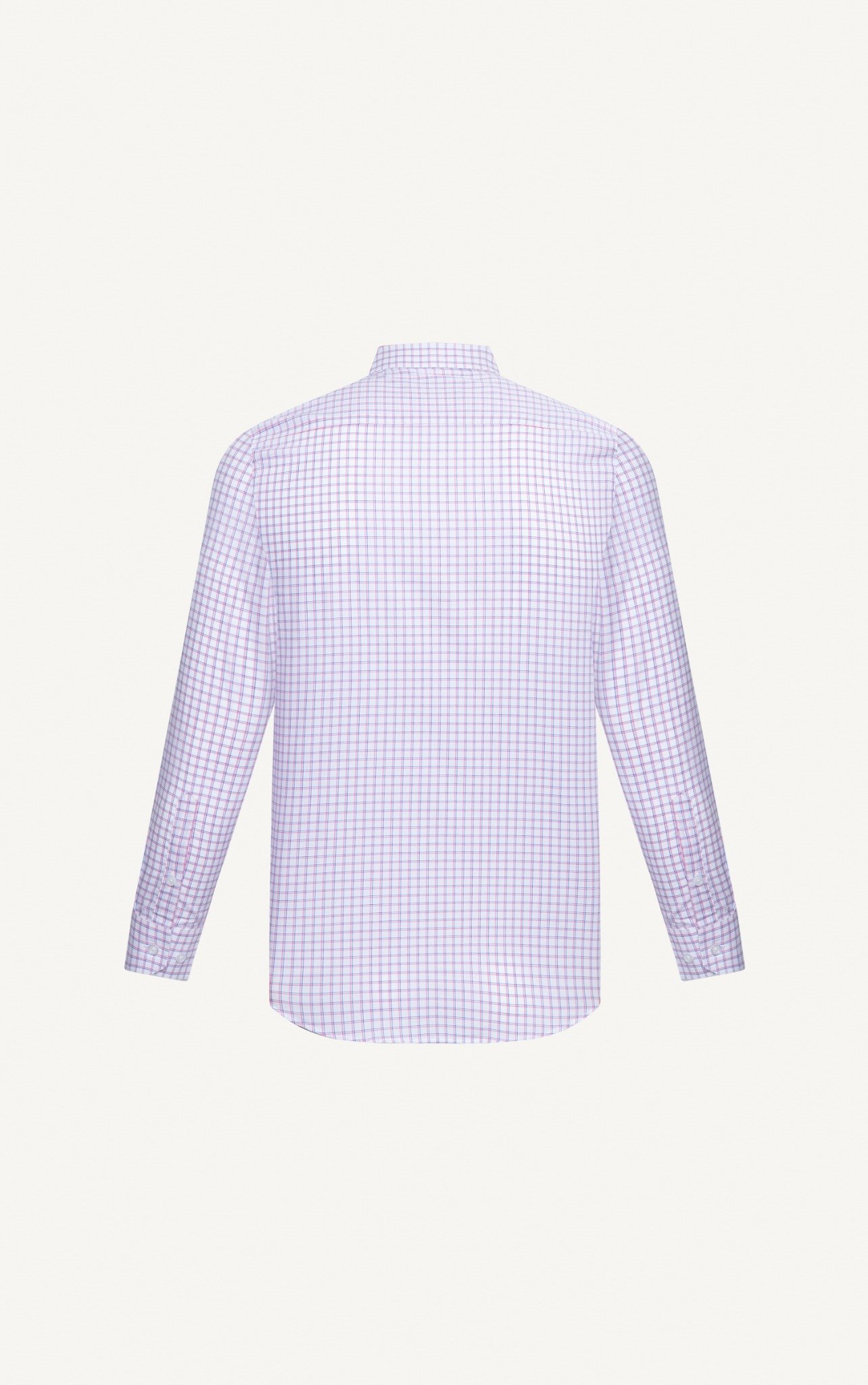 AG865 PREMIUM SLIMFIT MICRO CHECKED SHIRT - PINK