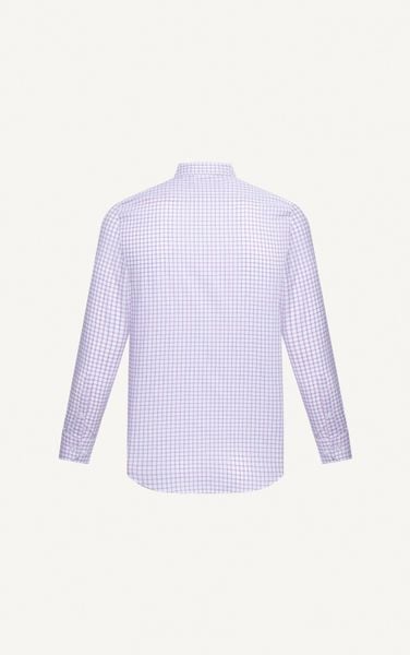  AG865 PREMIUM SLIMFIT MICRO CHECKED SHIRT - PINK 