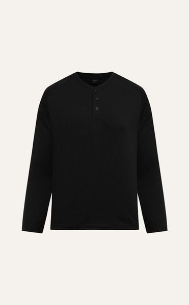  AG674 PREMIUM REGULAR FIT LONG SLEEVED T-SHIRT - BLACK