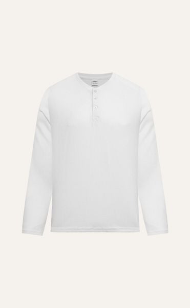  AG674 PREMIUM REGULAR FIT LONG SLEEVED T-SHIRT - WHITE