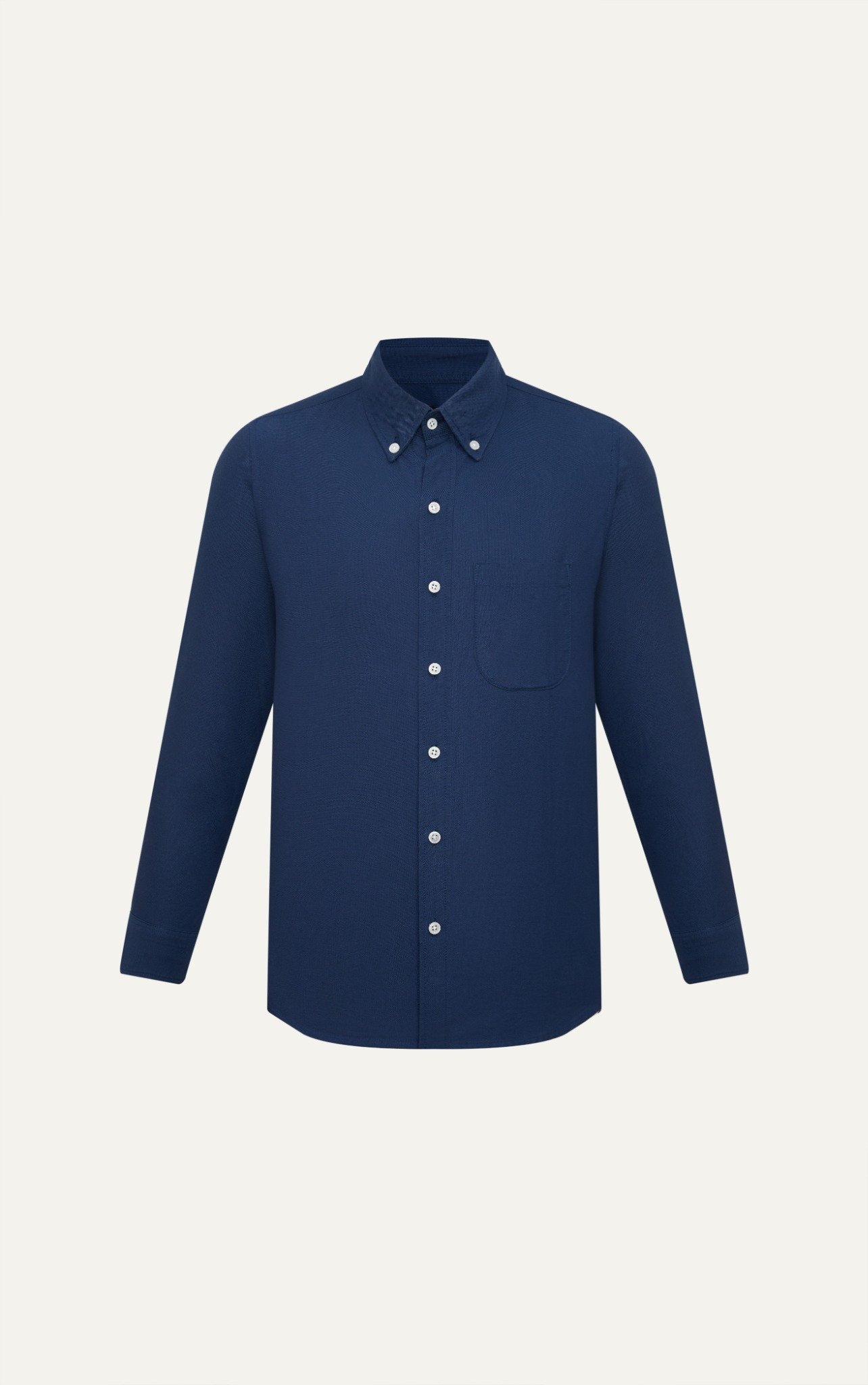 AG12 STUDIO REGULAR FIT ORIGINAL POCKET OXFORD SHIRT - DARK BLUE