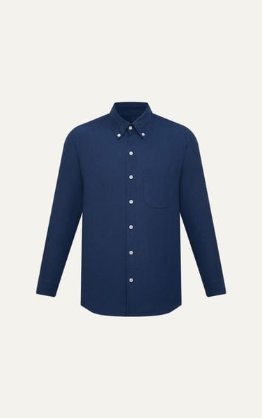  AG12 STUDIO REGULAR FIT ORIGINAL POCKET OXFORD SHIRT - DARK BLUE