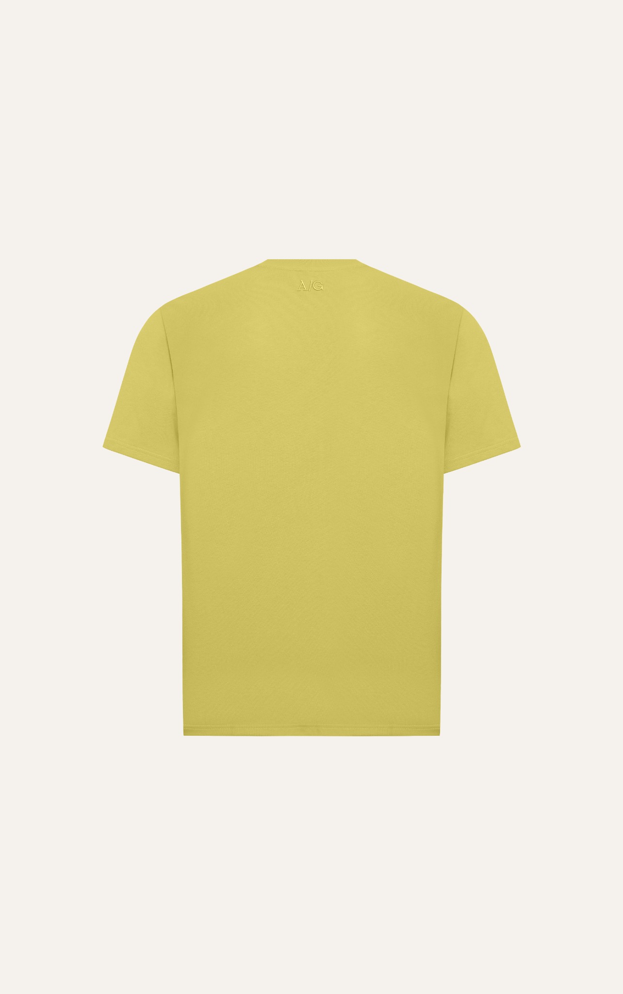 T691 FACTORY LOOSE FIT PRINTED "FLEXIBLE" T-SHIRT - YELLOW