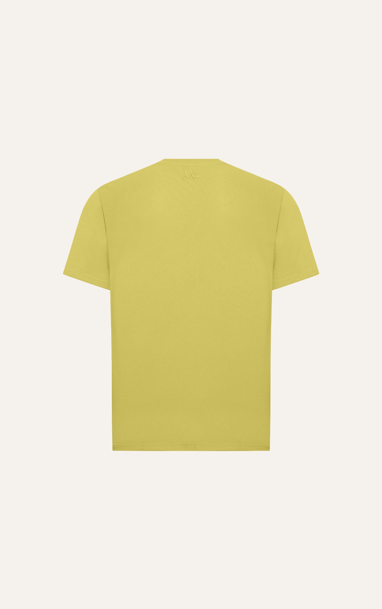 AG91 FACTORY OVERSIZE NEW PRINTED "FLEXIBLE" T-SHIRT - YELLOW