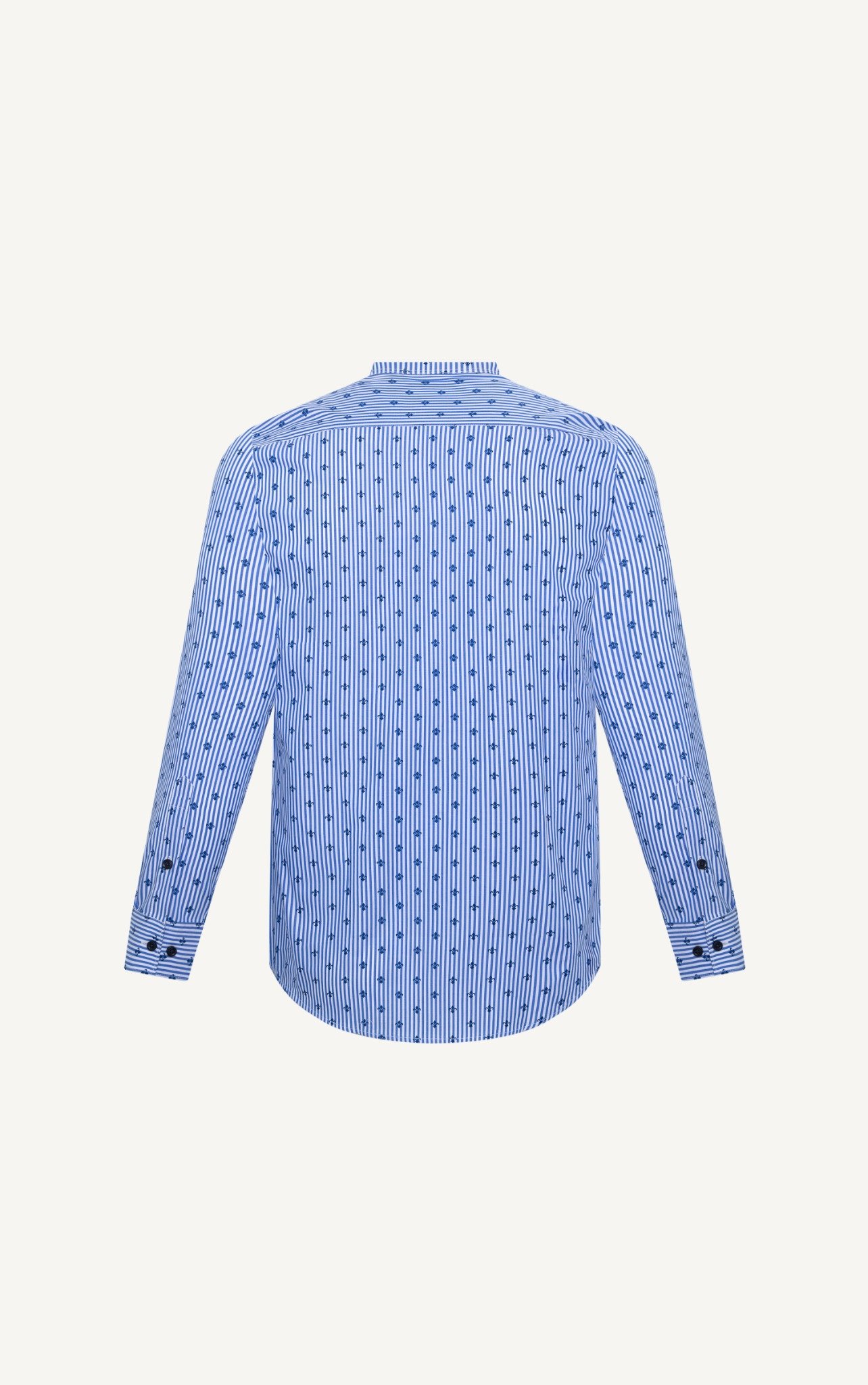 AG381 FACTORY REGULAR FIT PARTTEN SHIRT - LIGHT BLUE