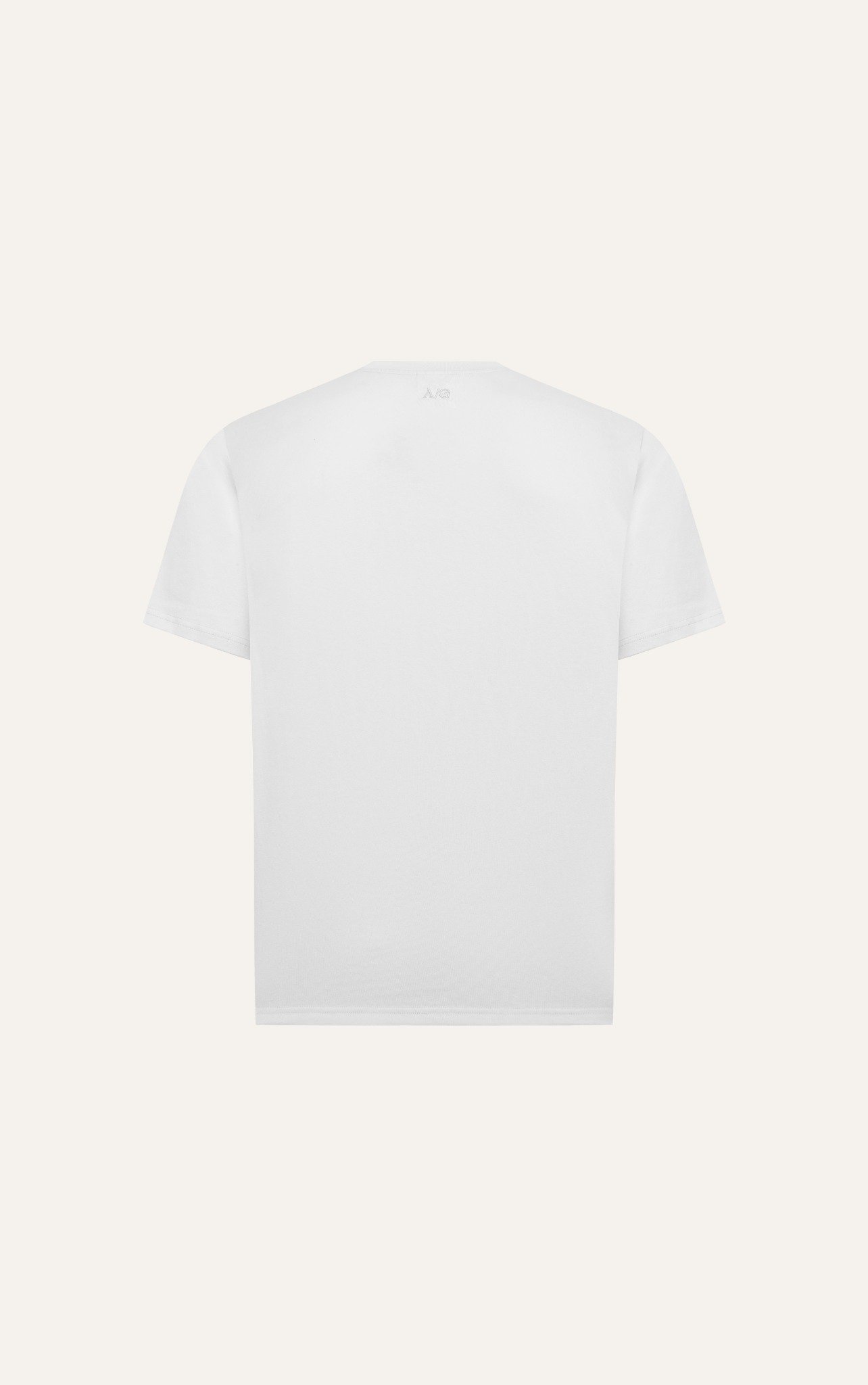 T687 FACTORY REGULAR FIT TYPO DETAIL PRINTED T-SHIRT - WHITE