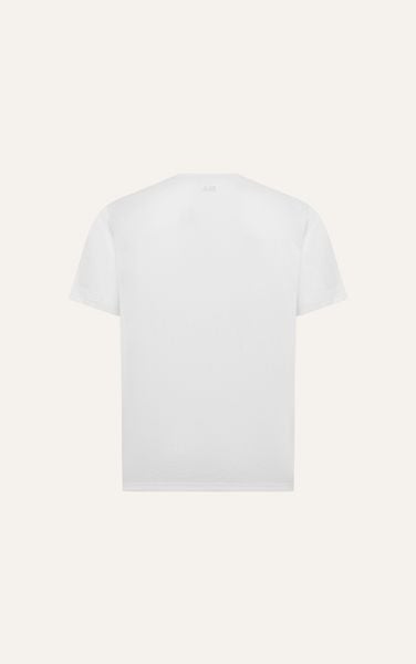  T687 FACTORY REGULAR FIT TYPO DETAIL PRINTED T-SHIRT - WHITE 