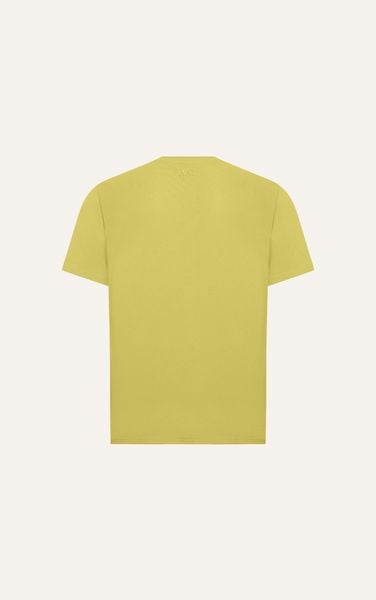  AG688 FACTORY OVERSIZE PRINTED "NEUTRAL" T-SHIRT - YELLOW 