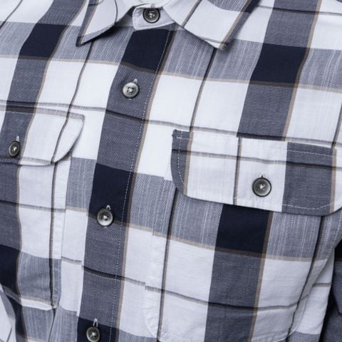 AG16 FACTORY REGULAR FIT MIX COLOR CHECKED SHIRT - BLACK