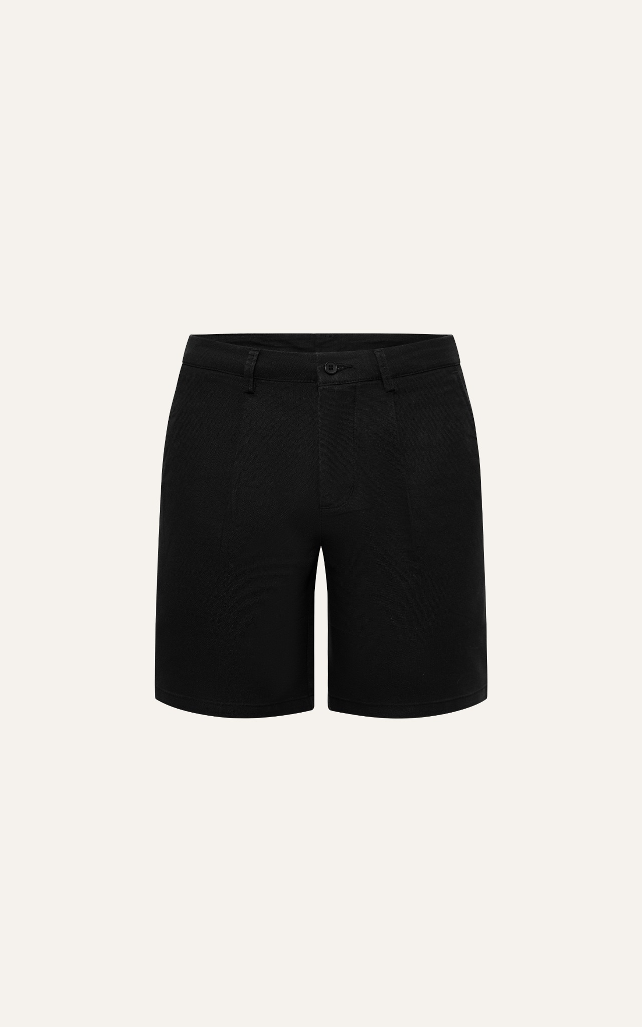 AG511 STUDIO SLIMFIT NEW PLEATED CHINO BASIC SHORT - BLACK