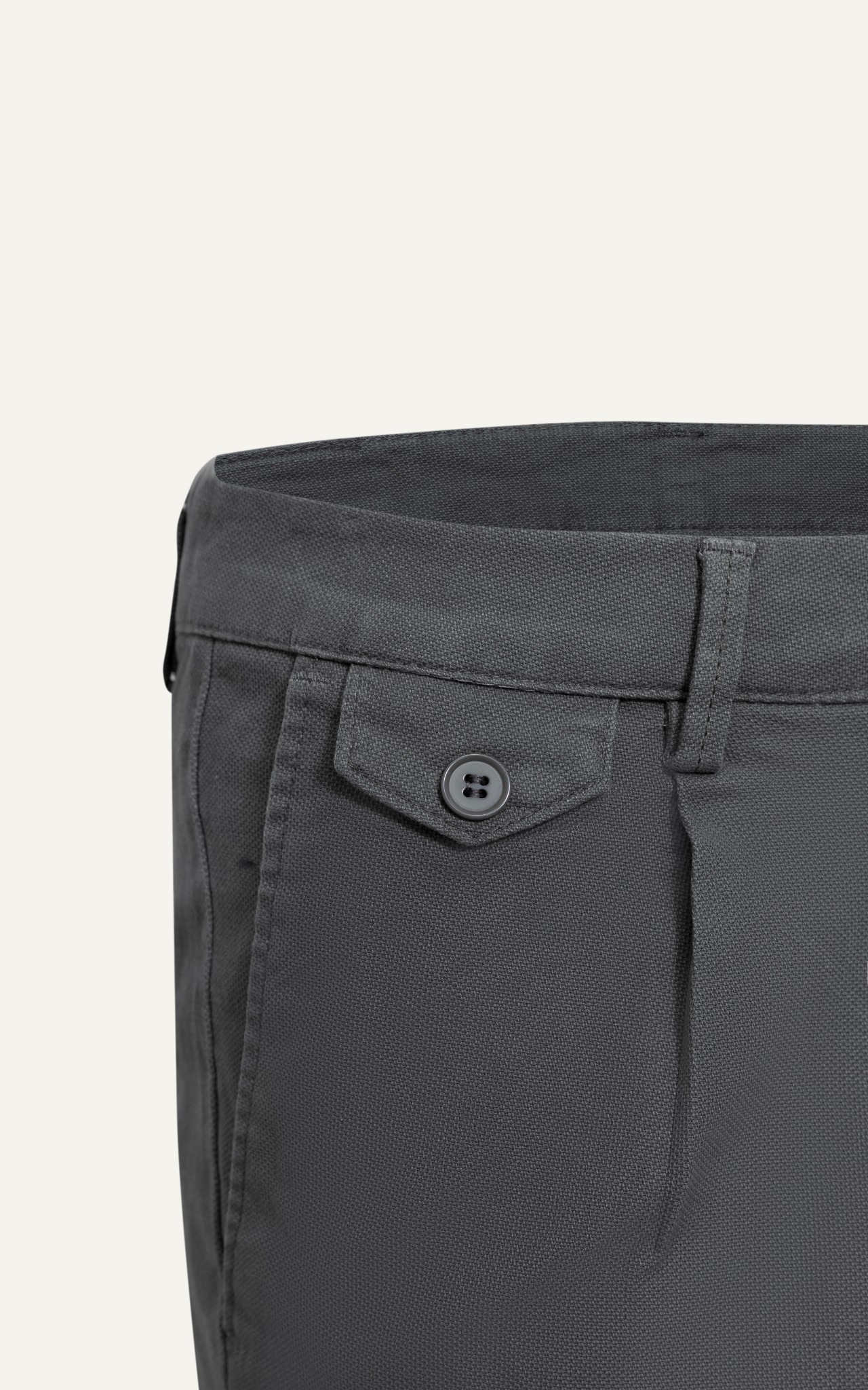 AG509 STUDIO SLIMFIT NEW PLEATED CHINO SHORT - GREY