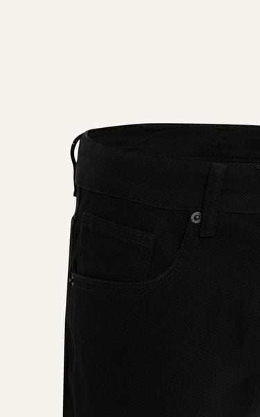  AG635 SIGNATURE SLIMFIT ESSENTIAL SHORT JEANS - BLACK 