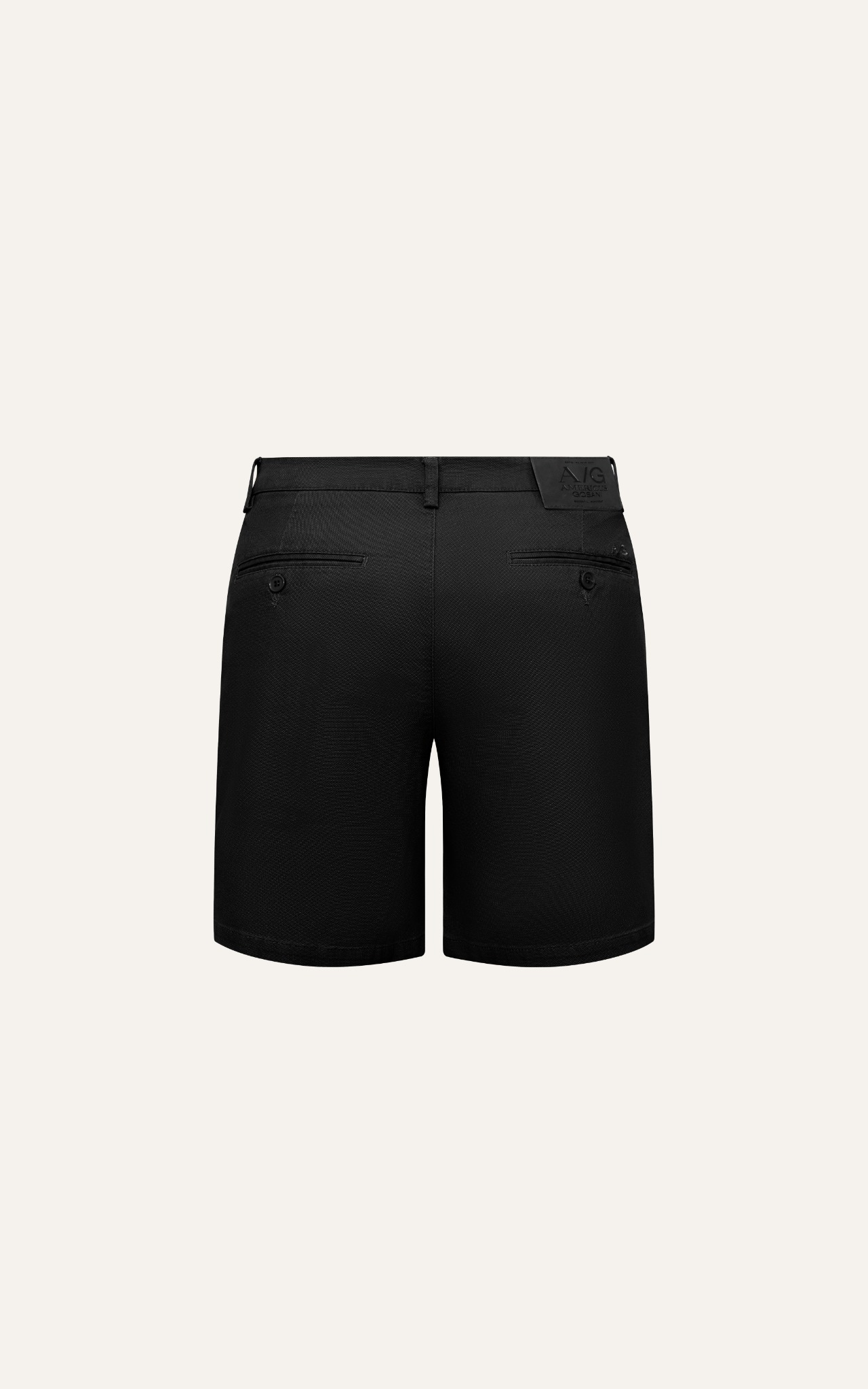 AG512 STUDIO SLIMFIT NEW PLEATED CHINO SHORT - BLACK