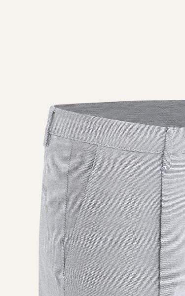  AG511 STUDIO SLIMFIT PLEATED CHINO BASIC KHAKI SHORT - LIGHT GREY 