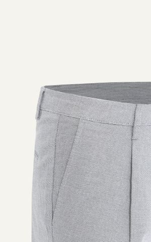 AG511 STUDIO SLIMFIT PLEATED CHINO BASIC KHAKI SHORT - LIGHT GREY