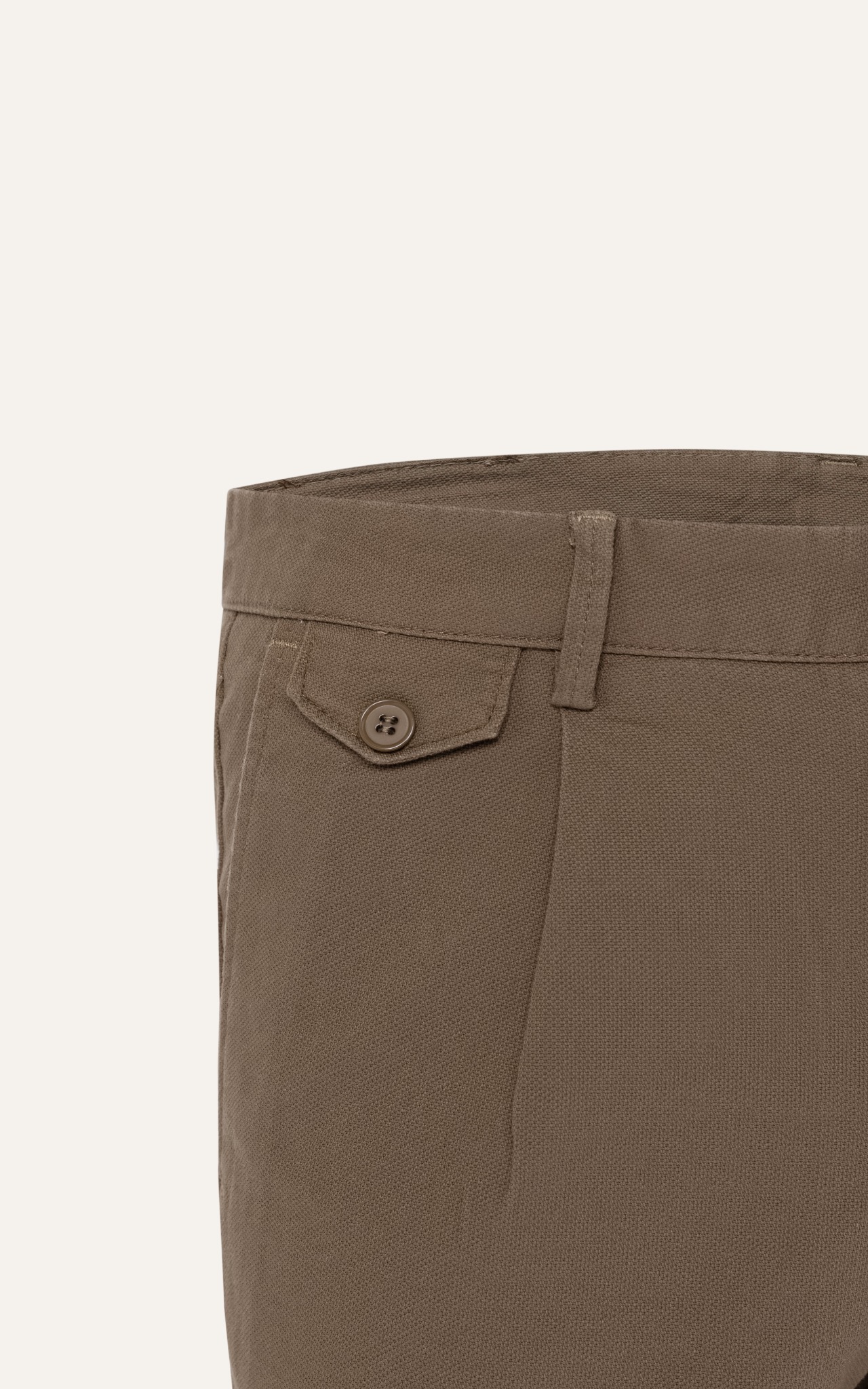 AG09 STUDIO SLIMFIT NEW PLEATED CHINO SHORT - BROWN