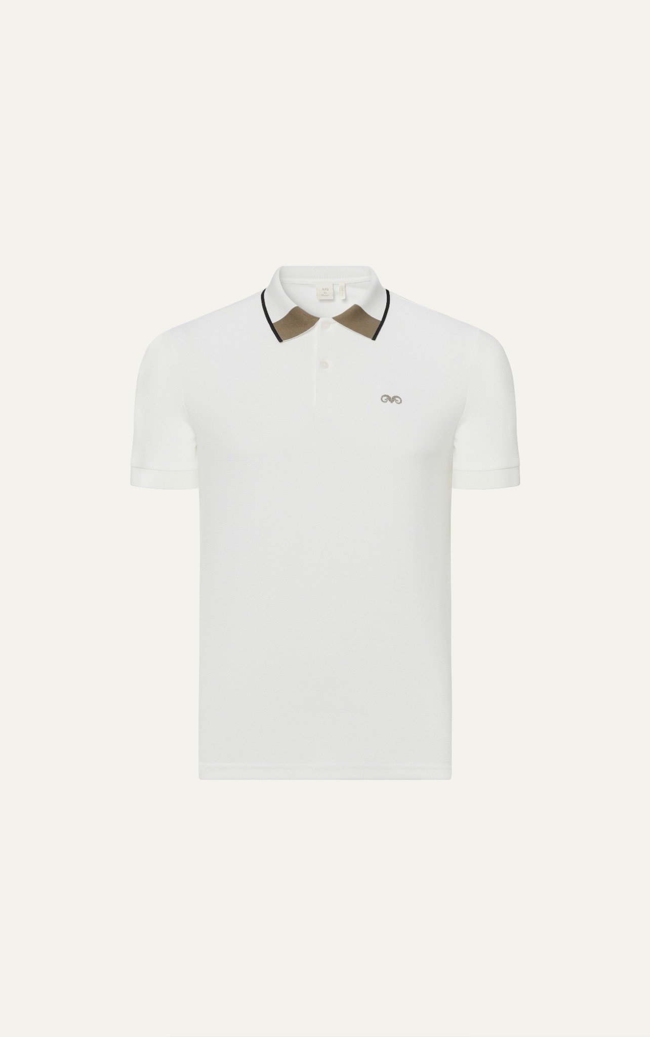 AG01 PREMIUM SLIMFIT POLO - BEIGE