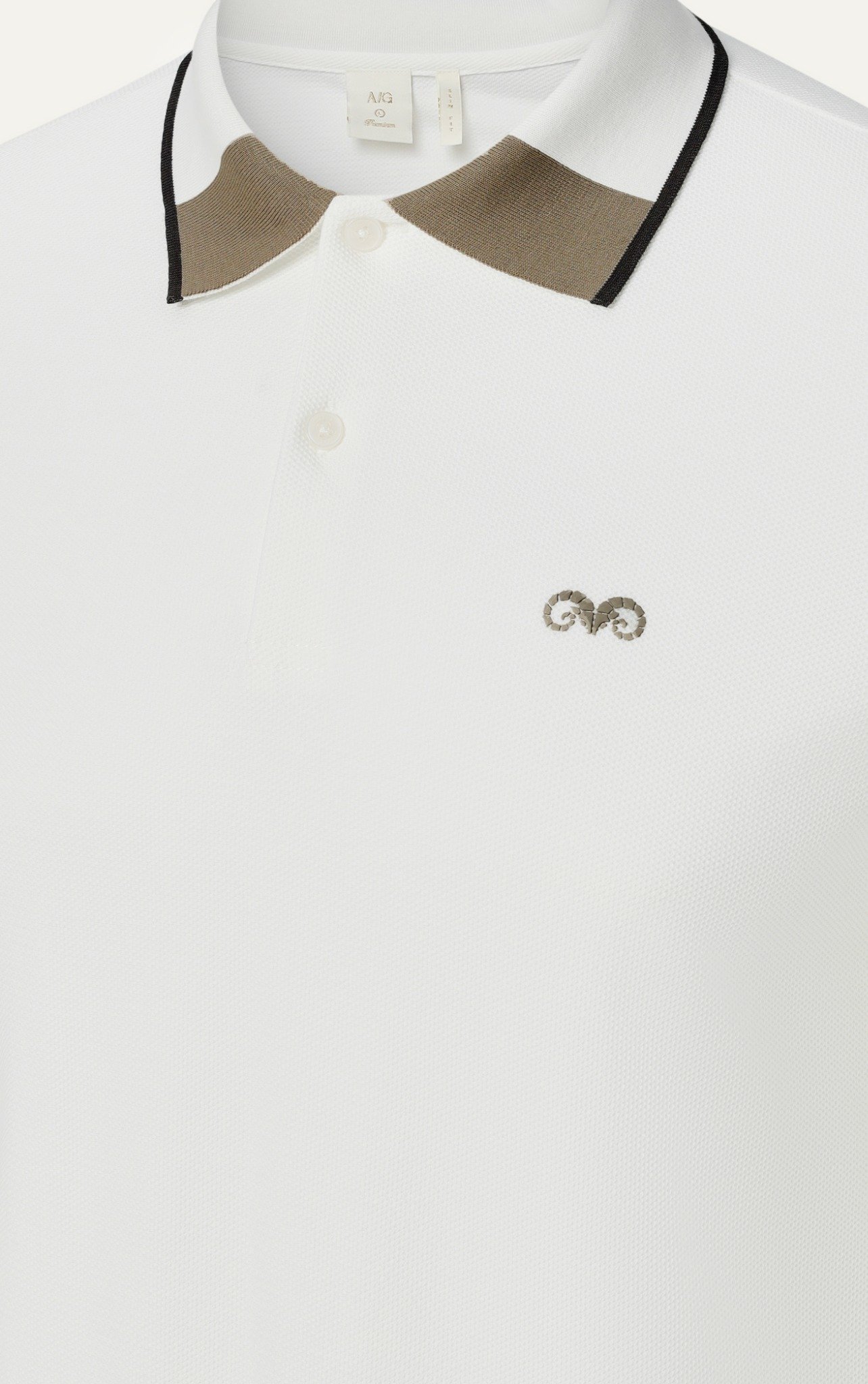 AG01 PREMIUM SLIMFIT POLO - BEIGE