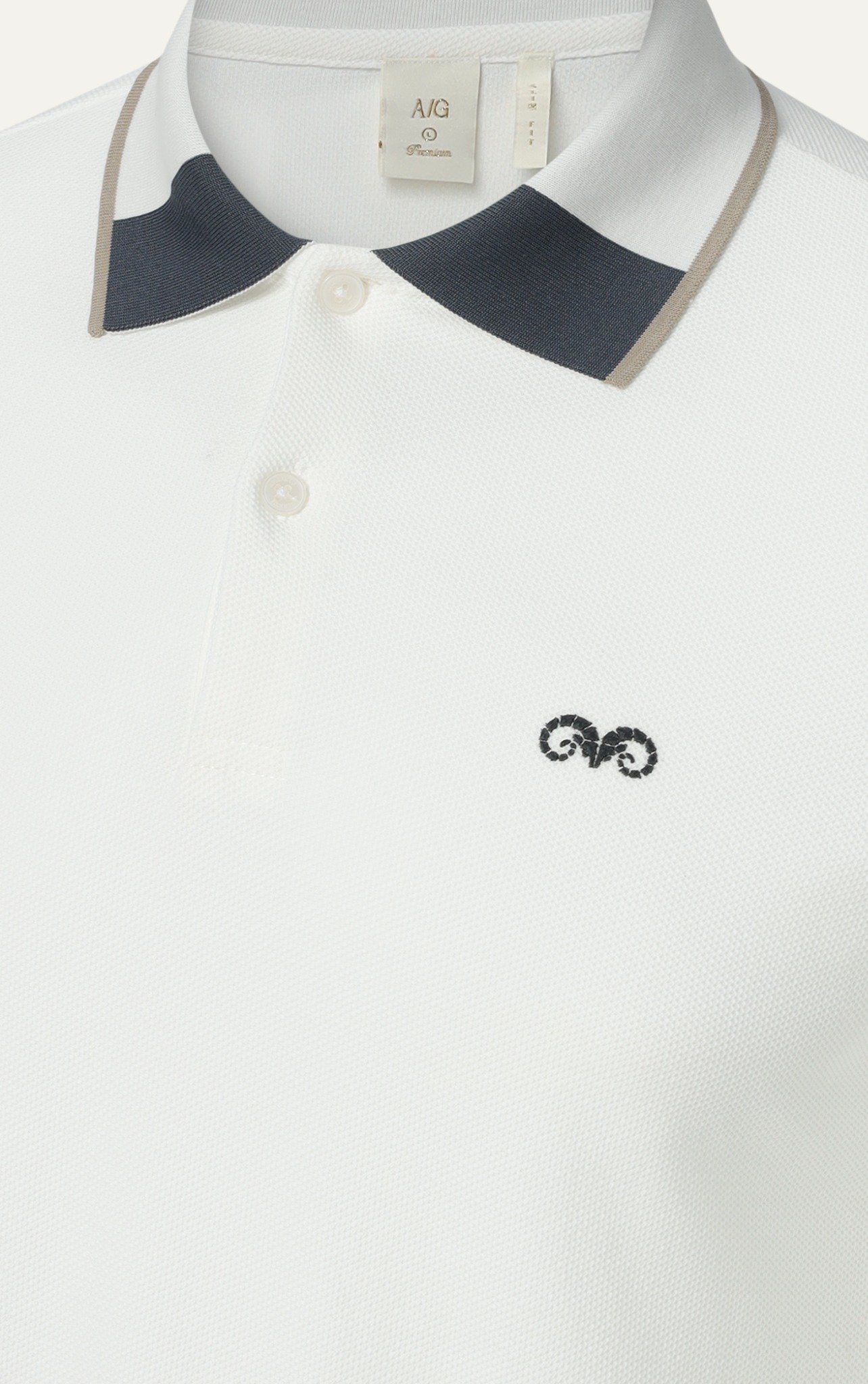 AG01 PREMIUM SLIMFIT POLO - DARK BLUE