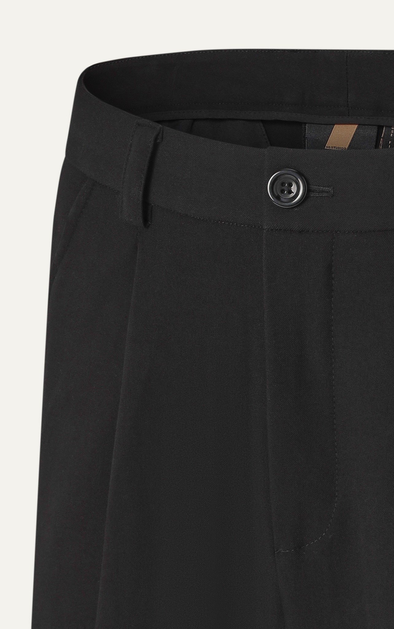 AGHT12 PREMIUM REGULAR FIT TROUSERS - BLACK