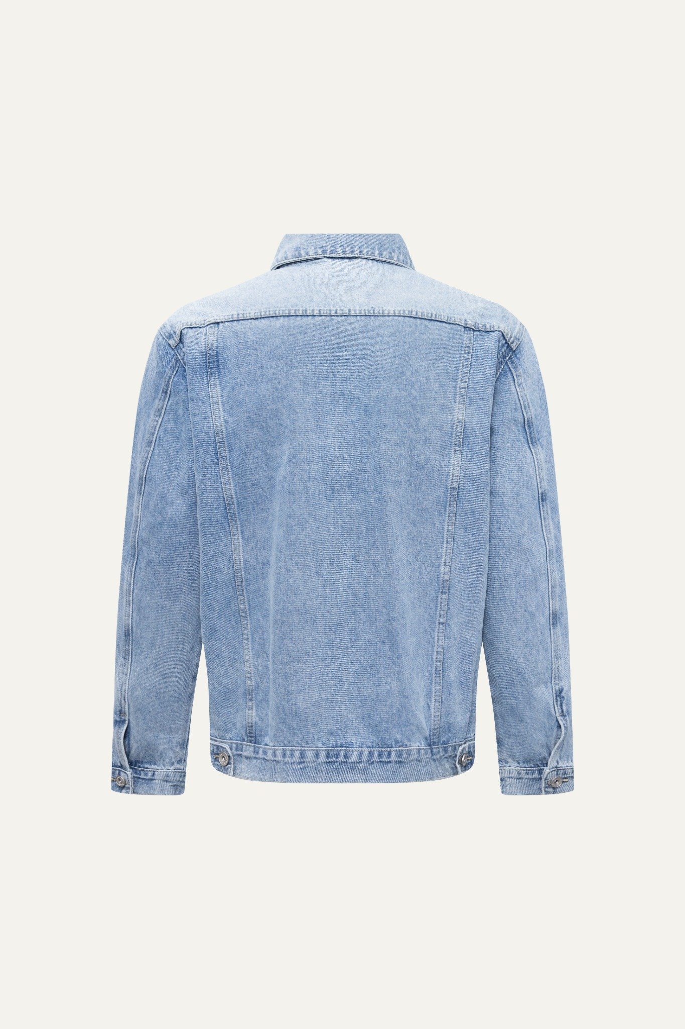 AG06 PREMIUM LOOSE FIT ICONIC JEAN JACKET - LIGHT BLUE