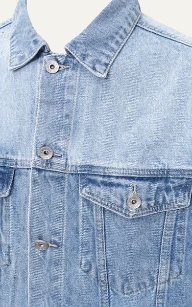  AG06 PREMIUM REGULAR FIT ICONIC JEAN JACKET - LIGHT BLUE 