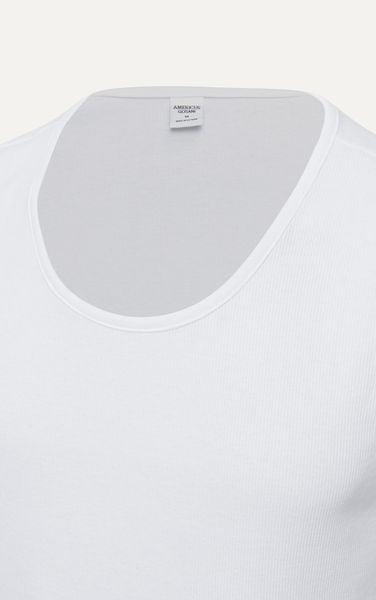  AGTA01 FACTORY REGULAR FIT BASIC TANK TOP - WHITE 