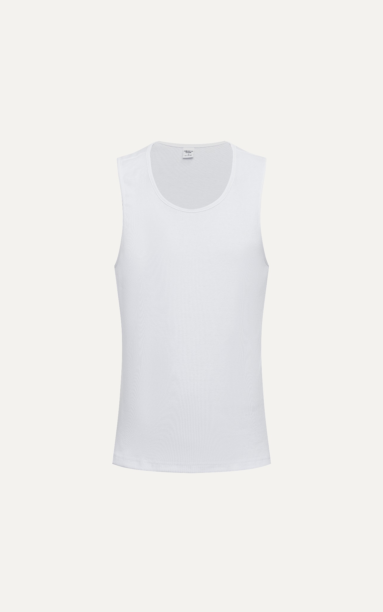 AGTA01 FACTORY REGULAR FIT BASIC TANKTOP - WHITE