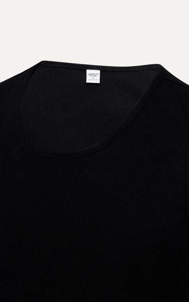  TA36 FACTORY REGULAR FIT BASIC TANKTOP - BLACK 