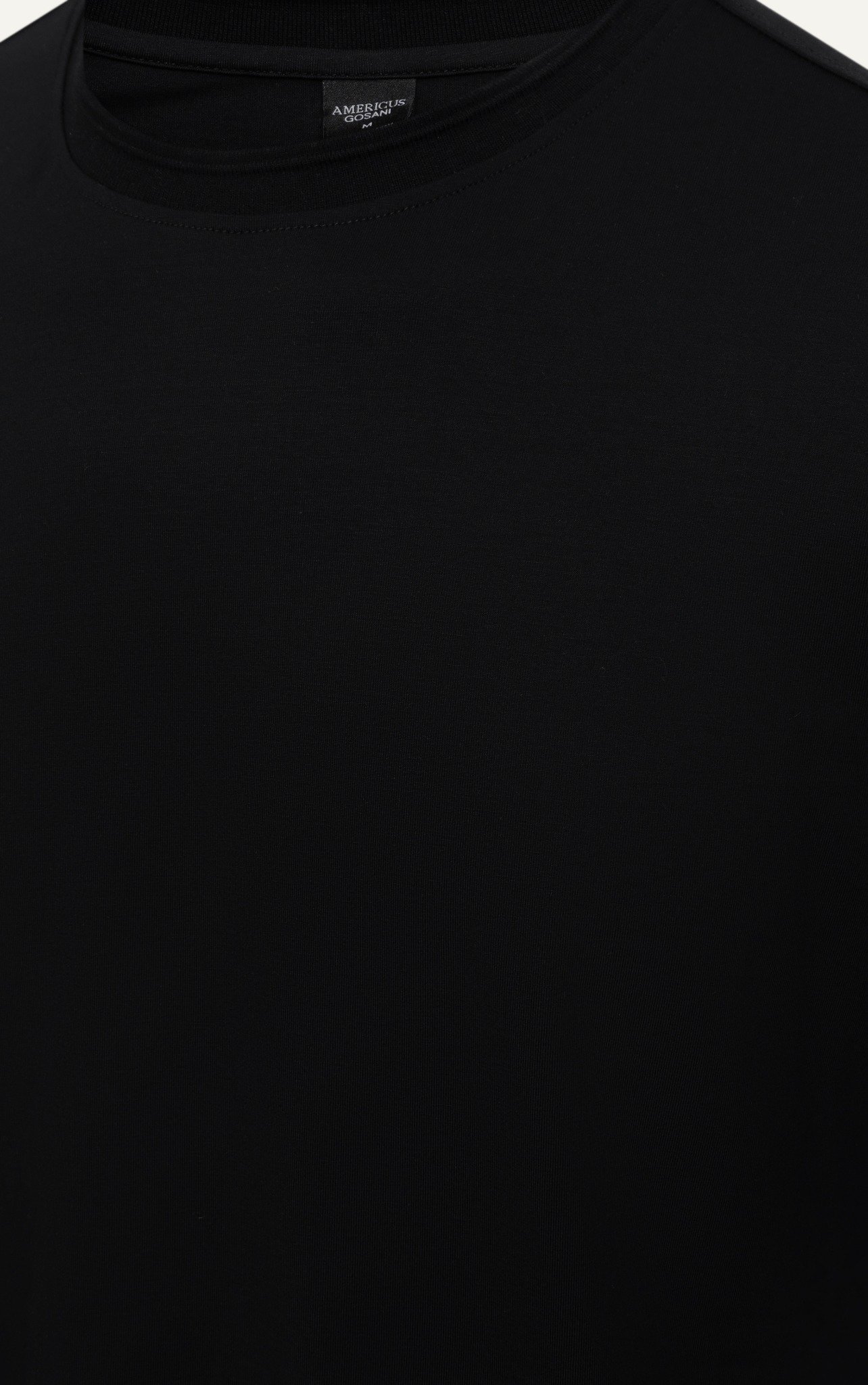 AG080 PREMIUM REGULAR FIT BASIC T-SHIRT - BLACK
