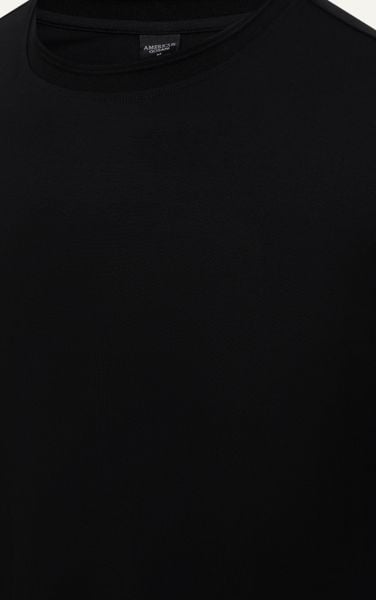  AG080 PREMIUM REGULAR FIT BASIC T-SHIRT - BLACK 