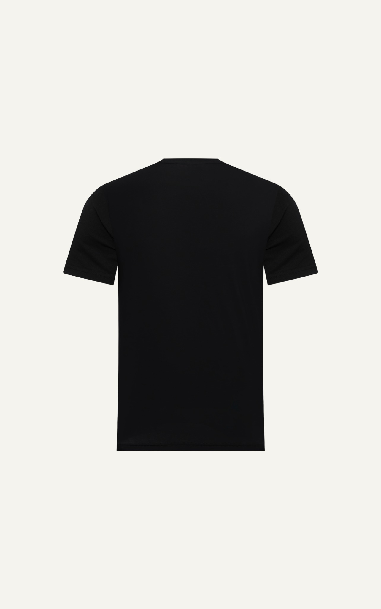 AG080 PREMIUM REGULAR FIT BASIC  T-SHIRT - BLACK