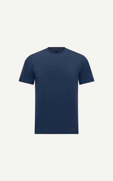  AG080 PREMIUM REGULAR FIT BASIC T-SHIRT - DARK BLUE