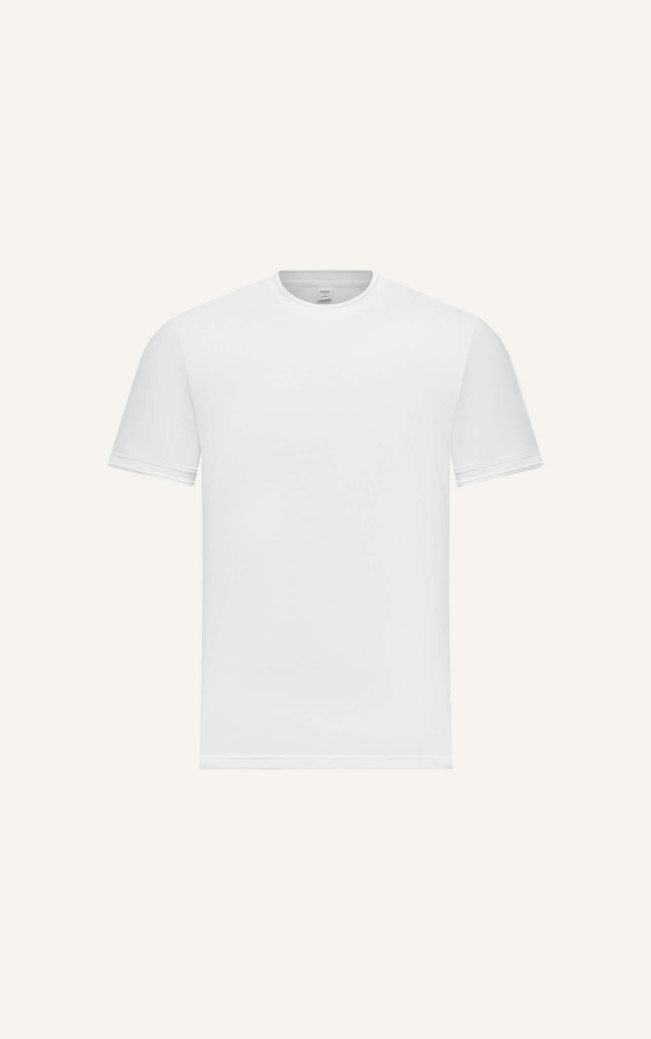 AG080 PREMIUM REGULAR FIT BASIC T-SHIRT - WHITE