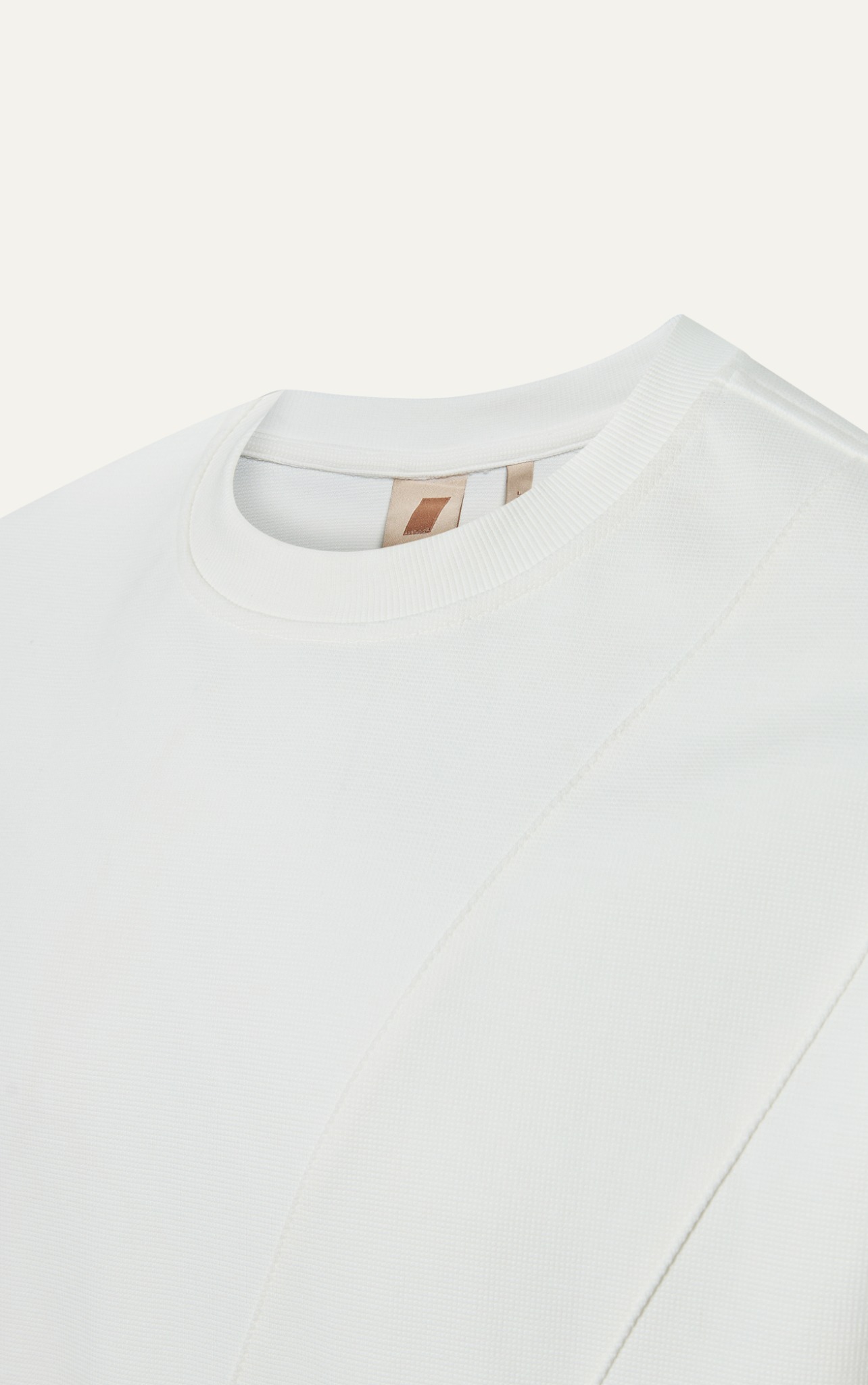 AG732 STUDIO LOOSE FIT BASIC T-SHIRT - WHITE