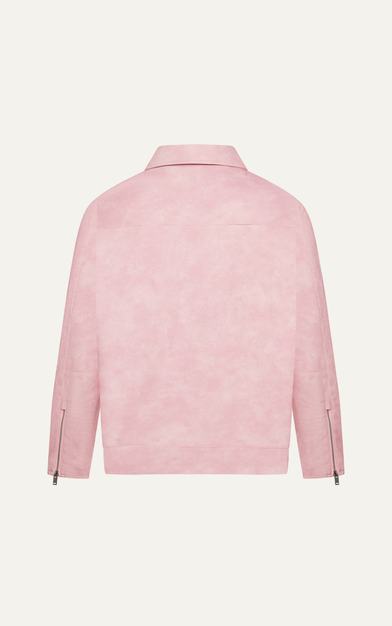 AG262 PREMIUM FAUX LEATHER JACKET - PINK