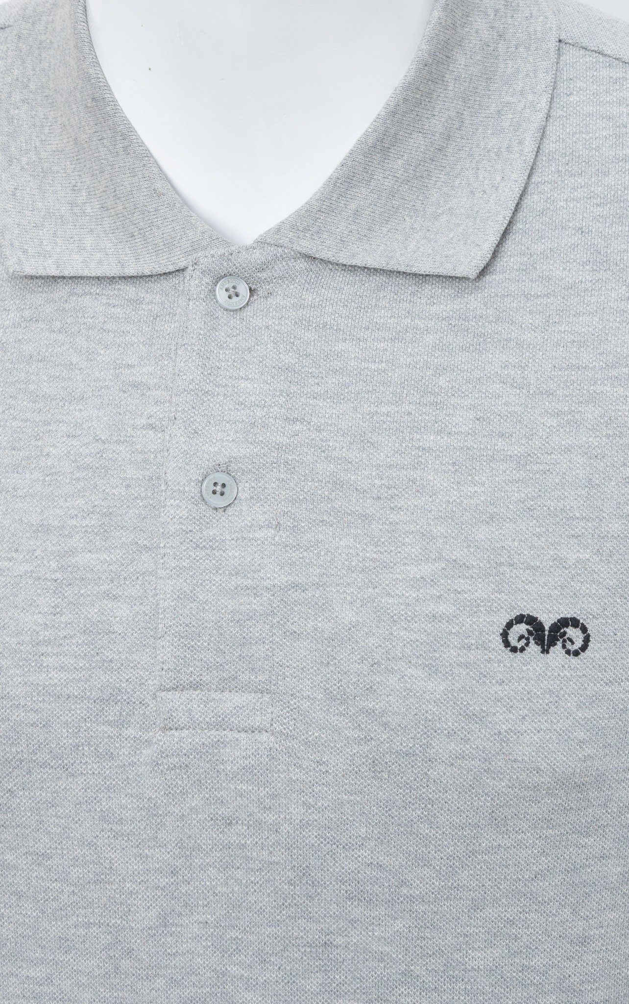 AG001 PREMIUM REGULAR FIT POLO - LIGHT GREY