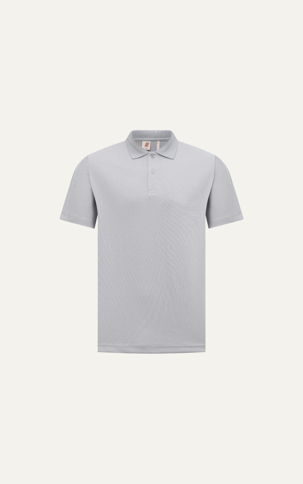 AG003 PREMIUM LOOSE FIT BASIC POLO - LIGHT GREY