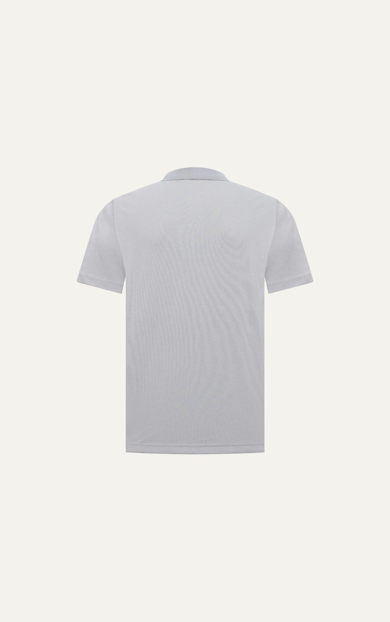 AG003 PREMIUM LOOSE FIT BASIC POLO - LIGHT GREY