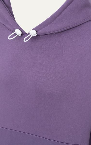  AG03 STUDIO LOOSE FIT BASIC HOODIE - PURPLE 