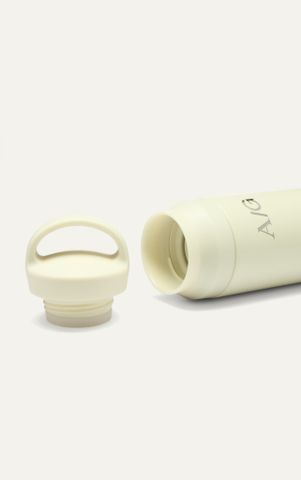 AG VACUUM BOTTLE WITH LOGO - OFF WHITE