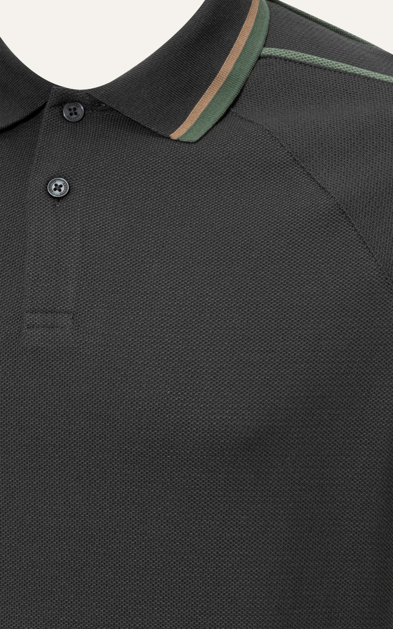 AG869 PREMIUM SLIMFIT POLO - DARK GREY