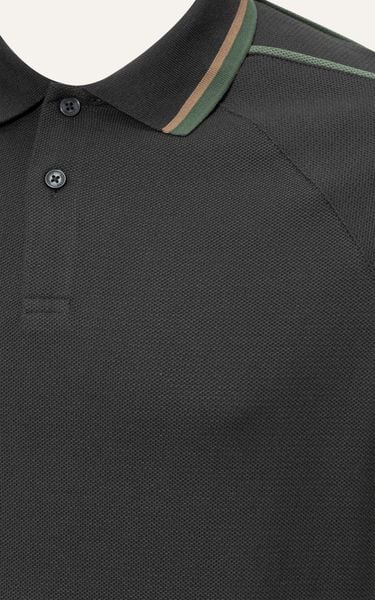  AG869 PREMIUM SLIMFIT POLO - DARK GREY 