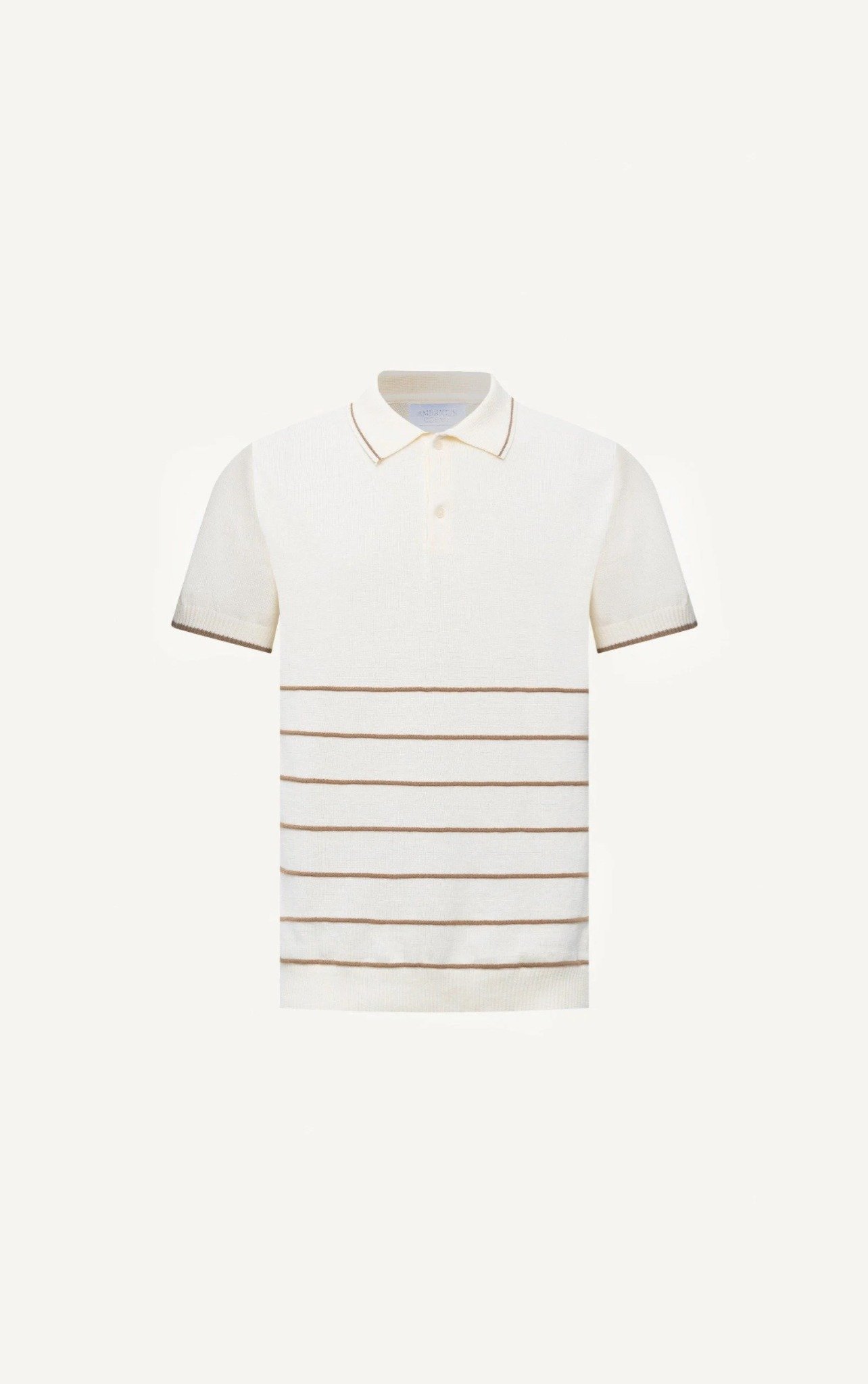 AG716 PREMIUM REGULAR FIT POLO - OFF WHITE