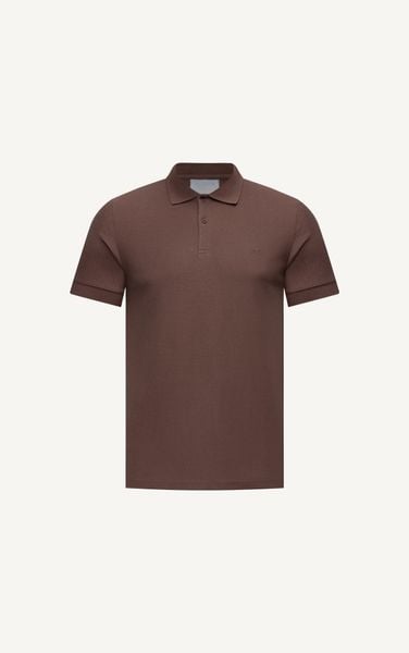  AG02 SIGNATURE SLIMFIT POLO - CHOCO BROWN